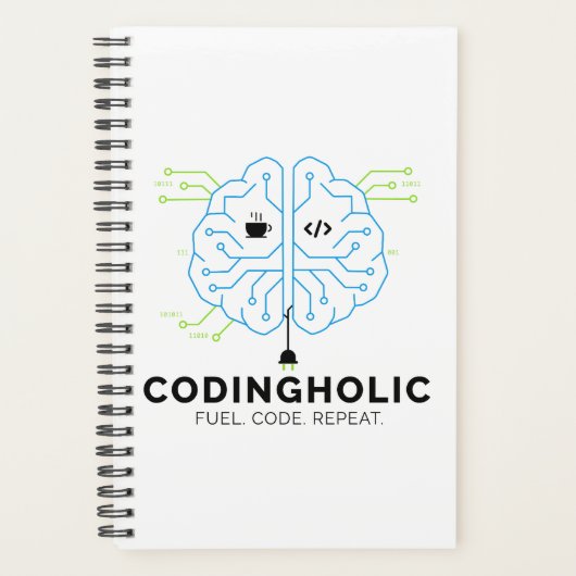 Schoon Tech Brain Codeerproductiviteitsplanner Planner (Voorkant)