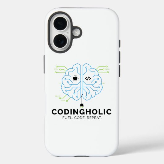 Schoon Tech Brein Voor Programmeurs & Ontwikkelaar Case-Mate iPhone Case (Achterkant)