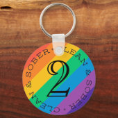 Schoon-tijdscrisis op zaterdag regenboogherstel Gi Sleutelhanger (Voorkant)