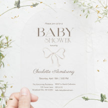 Schoon Transparant Aquarel Boog Baby Shower