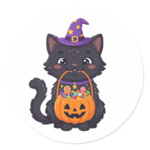 Schoon Trick or Treat Zwarte Kat Halloween Snoep
