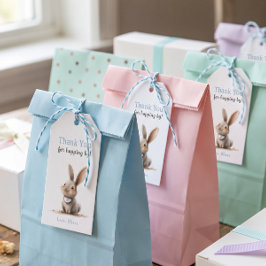 Schoon Verjaardags Cadeautag voor Konijn Cadeaulabel