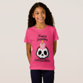 Schoon Verjaardagsfeest voor Pastel Goth Schedel T-shirt (Voorkant volledig)