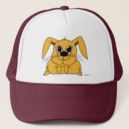 Schoon Vet Konijn Hoed Trucker Pet (Voorkant)