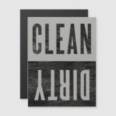 Schoon Vies Keuken Vintage Afwasmachine Magneet (Voorkant / Achterkant)