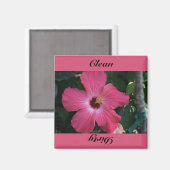 Schoon, vies magneet (Voorkant / Achterkant)