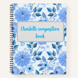 Schoon vintage bloemen notitieboek