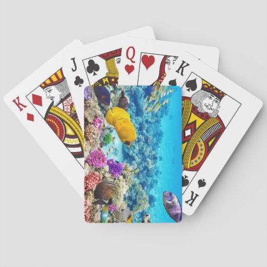 Schoon Vis Kaartspel Pokerkaarten (Achterkant)