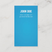 schoon visitekaartje (Achterkant)