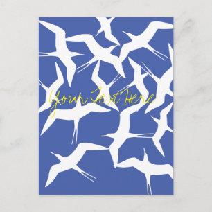 Schoon Vliegend Vogels Patroon Product Briefkaart