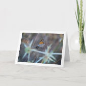 Schoon Vlinder Portret Kaart (Voorkant)