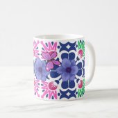 Schoon vlindermotief ontwerp koffiemok (Voorkant rechts)