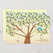 Schoon Vogels Boom Save the Date (Voorkant / Achterkant)