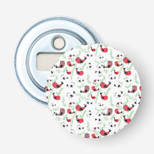 Schoon vogelthema cadeau, gedesigneerde magneet button flesopener