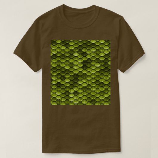 Schoon vormend Zeemeermin getextureerd naadloos pa T-shirt (Design voorkant)