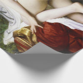 Schoon vrouwelijk badend figuur (van Bouguereau) Cadeaupapier (Hoek)