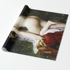 Schoon vrouwelijk badend figuur (van Bouguereau) Cadeaupapier