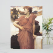 Schoon Vrouwtje bij een Fontein (Frederic Leighton Kaart (Staand voorkant)