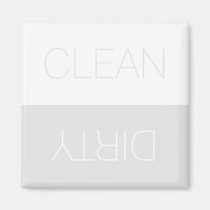 Schoon Vuil indicatielampje bord grijs minimal vaa Magneet