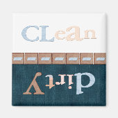 Schoon-vuil Magneet (Voorkant)