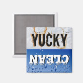 Schoon & Vuil Yucky Vaatwasser Magneet (Voorkant / Achterkant)