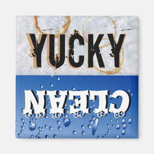 Schoon & Vuil Yucky Vaatwasser Magneet