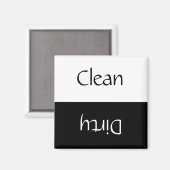 Schoon Vuil (Zwart & Wit) Magneet (Voorkant / Achterkant)