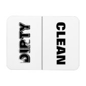 Schoon Vuil (Zwart & Wit) Magneet (Horizontaal)