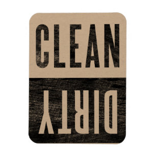 Schoon Vuile Moderne Keuken Organizer Indicator Magneet