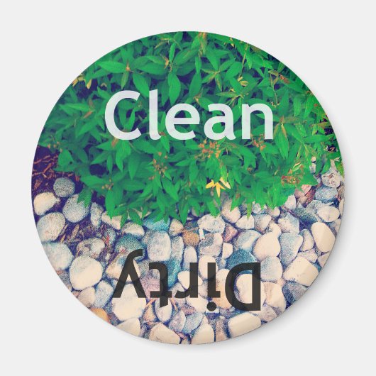 Schoon-vuile vaatwasser magneet (Voorkant)