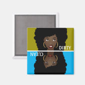 Schoon/Vuile Vaatwasser Magneet (Voorkant / Achterkant)