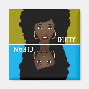 Schoon/Vuile Vaatwasser Magneet