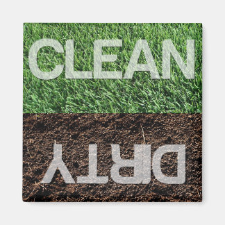 Schoon/Vuile Vaatwasser Magneet