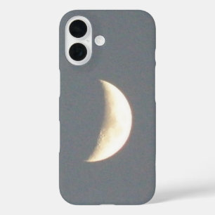 Schoon Wasachtige Sikkelmaan bij Schemering iPhone 16 Hoesje