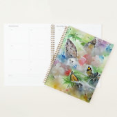 Schoon Waterverf Vlinders AI Gegenereerde Kunst Planner (Display)