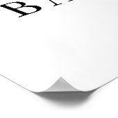 Schoon welkomstbord met bloemanker poster (Hoek)