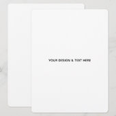 Schoon Witte Minimalistische Dankkaart Voor Lerare (Voorkant / Achterkant)