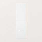 Schoon Witte Minimalistische Huisdier Condoleance Kaart (Buitenkant ongevouwen)