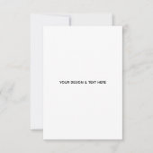 Schoon Witte Minimalistische Juf Bedankkaart (Voorkant)