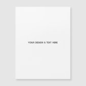 Schoon Witte Minimalistische Juf Bedankkaart (Voorkant)