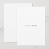 Schoon Witte Minimalistische Troostkaart voor Dier (Voorkant / Achterkant)