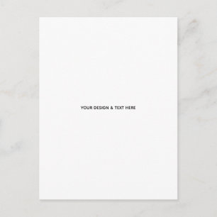 Schoon Witte Minimalistische Troostkaart voor Dier Briefkaart