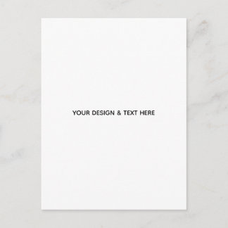 Schoon Witte Minimalistische Verjaardagskaart voor Briefkaart