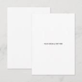 Schoon Witte Minimalistische Verpleegster Bedankka (Voorkant / Achterkant)