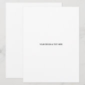 Schoon Witte Minimalistische Verpleegster Bedankka (Voorkant / Achterkant)
