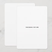 Schoon Witte Minimalistische Verpleegster Bedankka (Voorkant / Achterkant)