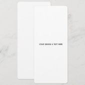 Schoon Witte Minimalistische Verpleegster Bedankka (Voorkant / Achterkant)