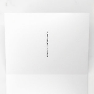 Schoon Witte Minimalistische Verpleegster Bedankka Drieluik Kaart