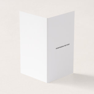 Schoon Witte Minimalistische Verpleegster Bedankka Kaart