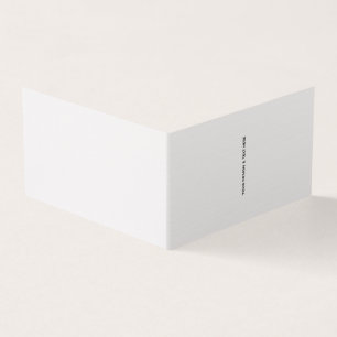Schoon Witte Minimalistische Verpleegster Bedankka Kaart